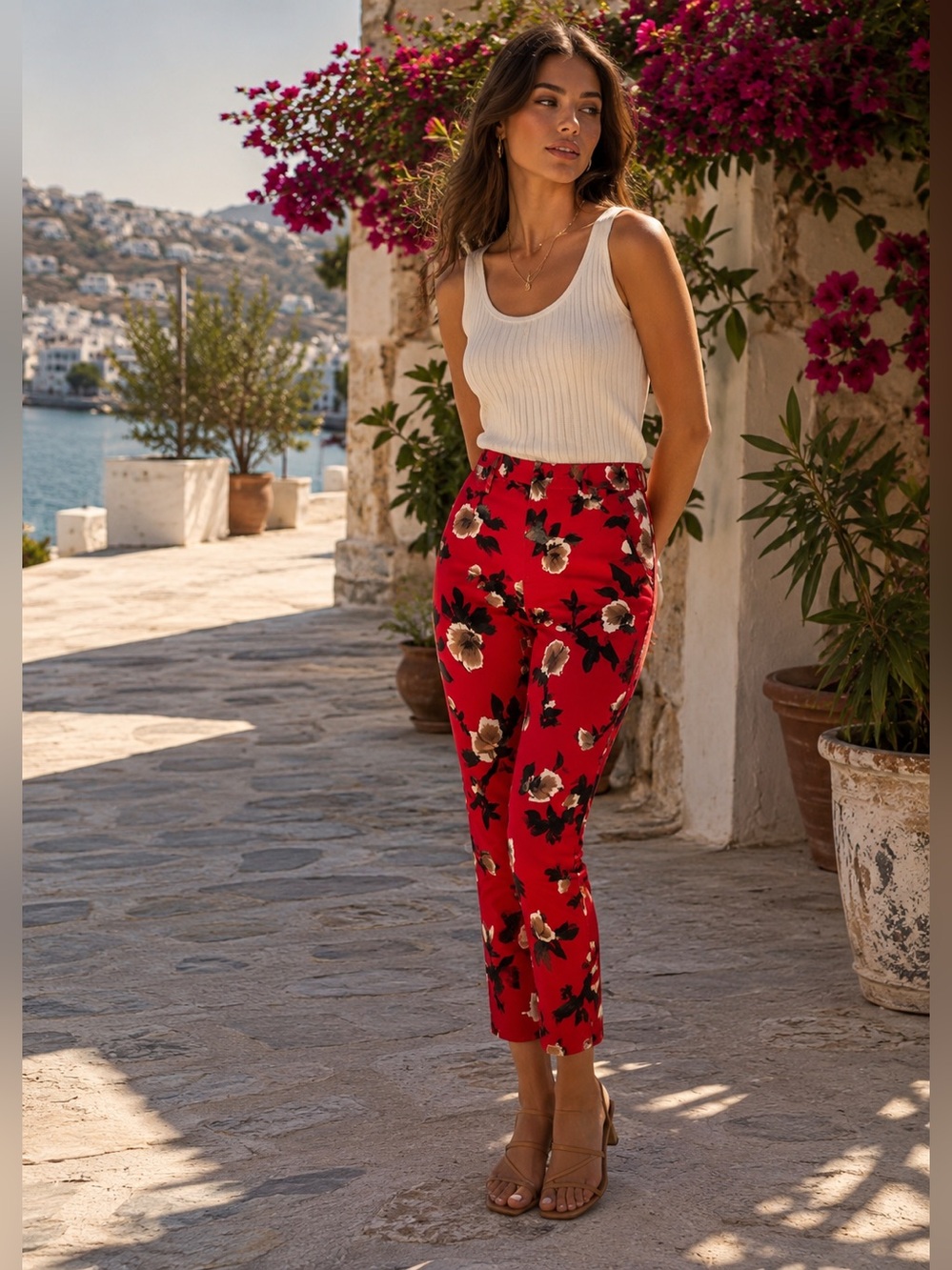 Chico's Red Pencil Midi Jeggings Casual ♥️ - Picture 15 of 15